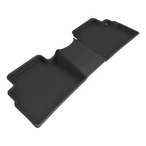 Kia Sportage Floor Mat - Rear - 3D MAXpider - Kagu - Black - `23-`24